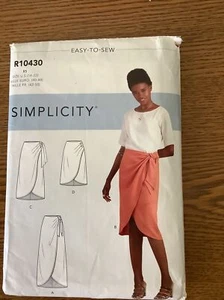 Simplicity Pattern R1043 Easy To Sew Skirt 14-22 - Picture 1 of 2
