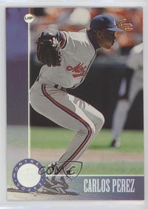 1996 Leaf Silver Carlos Perez #8