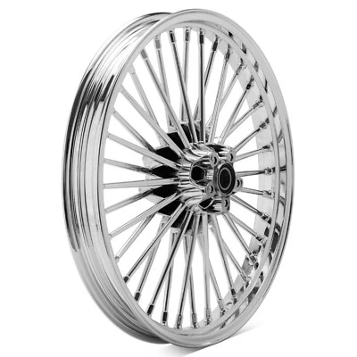 21x2.15 Fat Spoke Front Wheel Rim For Harley Softail Fatboy Night Train Standard - Image 1 of 4