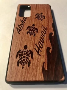 Samsung Note 20 Wood Turtles Aloha Waves Case - Picture 1 of 3