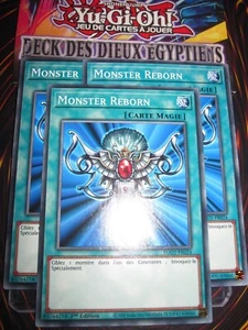 YU-GI-OH! PLAYSET (3 CARTES) MONSTER REBORN EGO1-FR024 EDITION 1 FRENCH - Picture 1 of 1