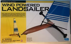 4M ~ Science in Action ~ Wind Powered Landsailer Kit ~ Brand New ~ Still Sealed - Picture 1 of 6