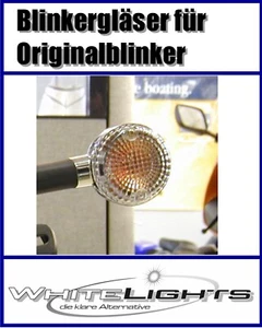 Suzuki VX 800 E Vz 800 Marauder Clear Glass Blinking Lens Signals - Picture 1 of 1