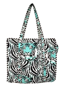 Borsa a tracolla indiana trapuntata fatta a mano cotone stampa animalier borsa shopping donna - Foto 1 di 4