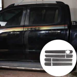  Pegatinas decorativas con mango exterior de fibra de carbono real para Ford Ranger Wildtrak  - Imagen 1 de 9