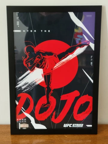 Enter the Dojo UFC Strike Poster - Limited Edition Collectible Poster in Frame Cover