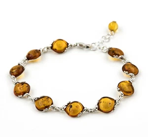 Pulsera Ambar Plata de Ley Complementos de Mujer Joyería de Moda - Imagen 1 de 4