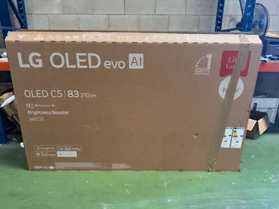 LG OLED83C54LA 83" Inch C5 4K Ultra HD OLED evo AI HDR Smart TV - Image 1 of 4