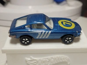 Vintage Playart Peelers 70's Datsun 240Z Blue Clean. Rolls Good. 1/64 - Picture 1 of 7