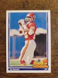 1991 Upper Deck Premier Edition High Number #603 Tim Barnett - Rookie-Fresh Pull - Picture 1 of 2