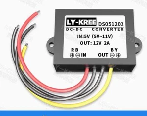 NUEVO 1 pieza Grado Industrial DC5V~11V a Corriente Continua 12V/2A Convertidor Paso a Paso - Imagen 1 de 2