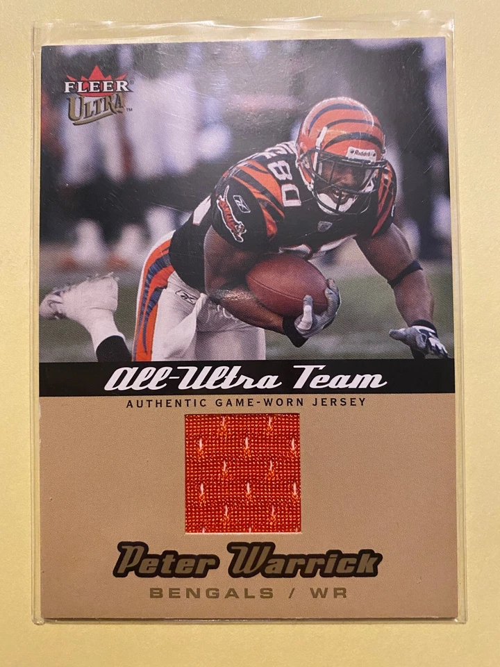 A30,465 - 2005 Ultra All-Ultra Team Jerseys Gold #PW Peter Warrick - Image 1 of 1