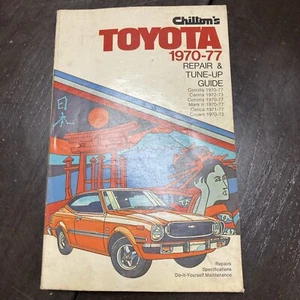 Chilton's Toyota 1970-1977 Repair & Tune-Up Guide Corolla Carina Corona Mark II - Bild 1 von 3