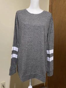 Yionifi Soft Lightweight Plus Size Pullover Color Gray Size 2 XL - Picture 1 of 11