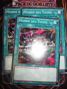 YU-GI-OH! COM MONDE DES TOONS LOT DE 3 (PLAYSET) DPBC-FR046 NEUF MINT FRANCAIS - Picture 1 of 1