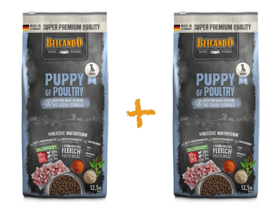 Belcando Puppy GF Poultry Geflügel 2 x 12,5 kg I getreidefrei I Sparpack 25 kg - Bild 1 von 1