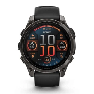 Garmin Fenix 8 47mm AMOLED Sapphire - Black **BRAND NEW/OFFERS WELCOME** - Picture 1 of 5