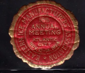USA Advertising Seal- 1924 Annual Meeting Eastern Ice Manufacturers' Association - Picture 1 of 1