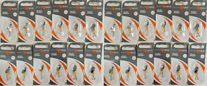 24 Pack, South Bend Techny Spinner 1/32 oz Silver/Yellow, NEW!