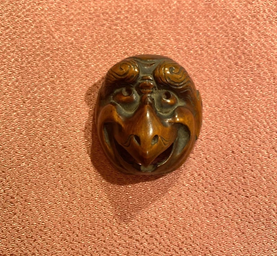 Netsuke antiguo de la era Edo a Meiji - con certificado de autenticidad #111 Foto 1 de 4
