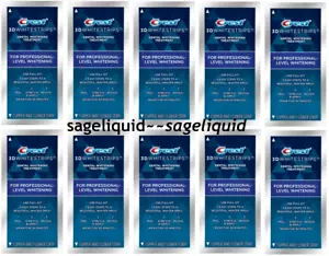 Crest Whitestrips Professional Effects 3D White 20 Strips 10 Treatments, No Box - Picture 1 of 5