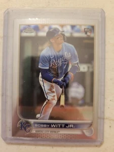 Tarjeta de novato Bobby Witt Jr. 2022 Topps actualización cromada RC #USC35 Royals - Imagen 1 de 1