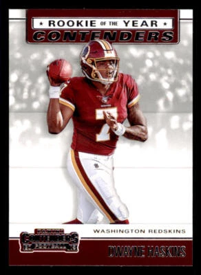 2019 Panini Contenders Rookie of the Year Contenders #3 Dwayne Haskins - Image 1 of 2