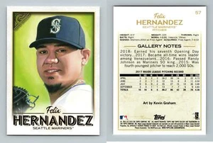 Felix Hernandez - Mariners #57 Topps Gallery 2018 Baseball Trading Card - Picture 1 of 1