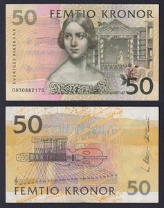 Billete Suecia 50 KRONOR 2000 P.-62A BB/VF - Imagen 1 de 1