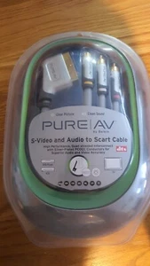 BELKIN S-Video and Audio to Scart Cable Silver over PCOCC - Picture 1 of 3