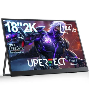 144Hz 2K Portable Monitor 18" Mini HDMI &USB-C Large Portable Monitor For Laptop - Picture 1 of 10