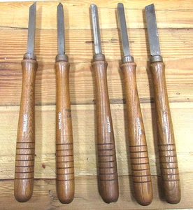 Craftsman Drechselmaschine Meißel 4er Set hartmetallbestückt Hergestellt in den USA - Bild 1 von 6