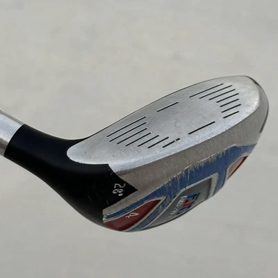 Fingerprints Junior Golf Club 4 Hybrid 28loft Left-Handed Kids 35” Shaft - Image 1 of 4
