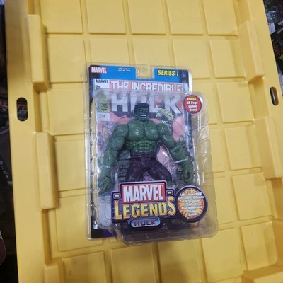 Marvel Legends Toy Biz HULK Serie 1 NUEVO SELLADO 2002 con cómic H63 Foto 1 de 2