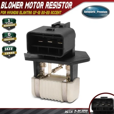 Engine Cooling Fan Resistor for Hyundai Elantra 07-12 20-23 Accent 17-22 Kia Rio - Image 1 of 4