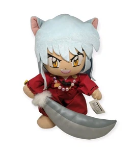 Peluche InuYasha 18" con espada y etiqueta original premio Banpresto 2002 RARO MANGA ANIME  - Imagen 1 de 20