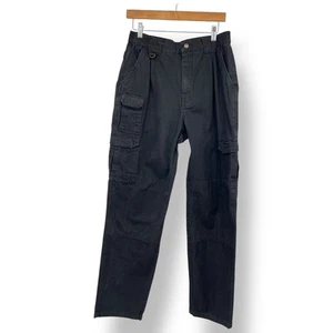 VTG Royal Robbins Tactical Pants Mens 32 x 32 Washed Black Double Knee Gorpcore - Picture 1 of 7