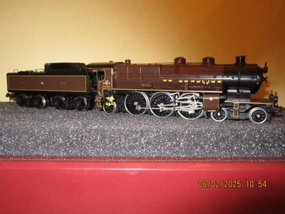 Neuf FULGUREX HO 2229 Locomotive Vapeur 231 3.1206 NORD Chocolat  Brass Lemaco - Photo 1/4