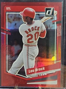 2023 Panini Donruss - Lou Brock #177 Holo Red /2023 - Bild 1 von 1