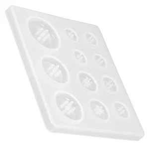 Molde de botones de silicona para moldes de arcilla polimérica de 3 piezas - Imagen 1 de 12