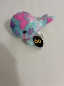 Brand New Rainbow 7” COLORFUL Dolphin Plush Paradise Toy Factory - Picture 1 of 16
