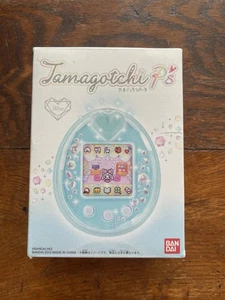 2012 Bandai Wiz Tamagotchi P'S Blue Boxed Tested & Working Full English - Picture 1 of 7