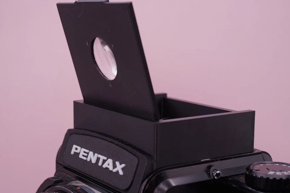 Pentax 67 6x7 Waist Level Viewfinder Finder- with Magnifying Lens  | 3D Printed - Image 1 of 4