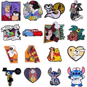 Disney Character Enamel Pin Badges - Picture 1 of 46