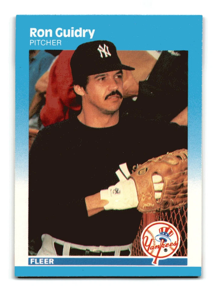 Ron Guidry 1987 Fleer #100 New York Yankees NM-MINT - Image 1 of 2