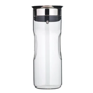WMF Motion Wasserkaraffe 0,8l, Höhe 24 cm, Glas-Karaffe, Silikondeckel, CloseUp- - Picture 1 of 1