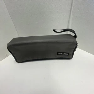 Case Logic 15 Cassette Tape Storage Carry Holder Navy Blue Gray Hard Padded - Picture 1 of 6
