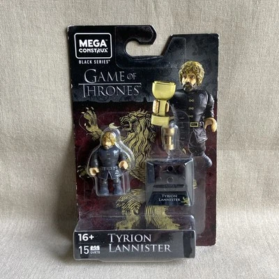 Mega Construx Game of Thrones Black Series TYRION LANNISTER Minifigure NEW NIP + - Image 1 of 4