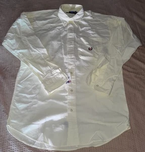 Chaps Ralph Lauren Shirt Mens M Medium Long Sleeve Cotton Vintage Deadstock - Picture 1 of 11