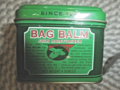 VERMONT'S ORIGINAL~~SKIN MOISTURIZER~~BAG BALM 4 OZ TIN CAN SEALED! 29 - Image 1 of 4